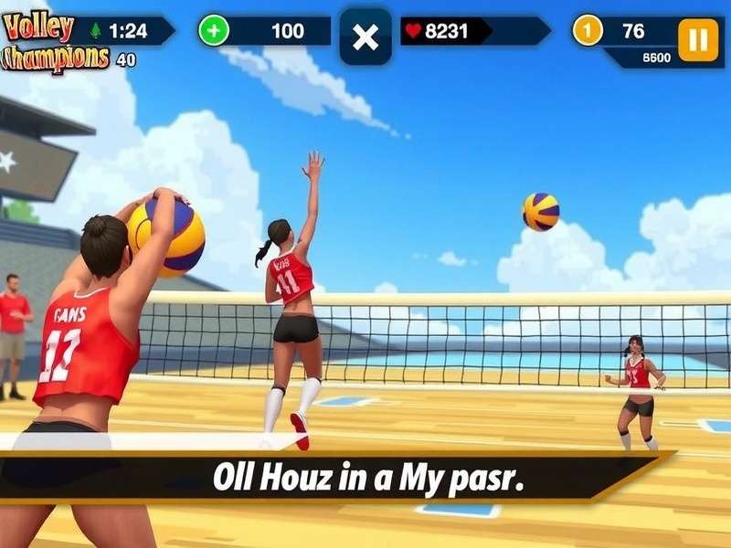 Volley Champions Deluxe Game Screenshot